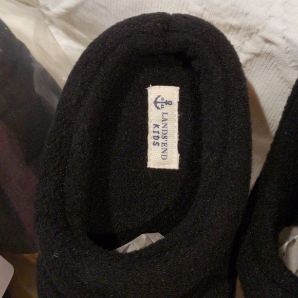 NWT Lands End Kids Fleece Clog Slippers - Picture 3 of 7